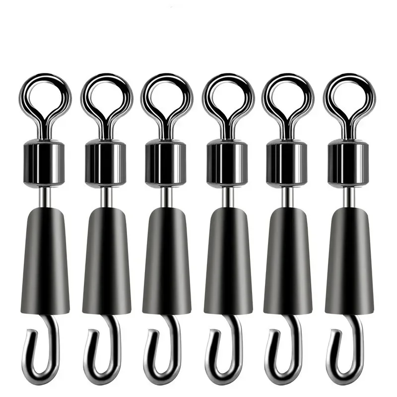 Fishing Equipment Cheap - 30-90pcs Bearing Swivel Fishing Connector Stainless
