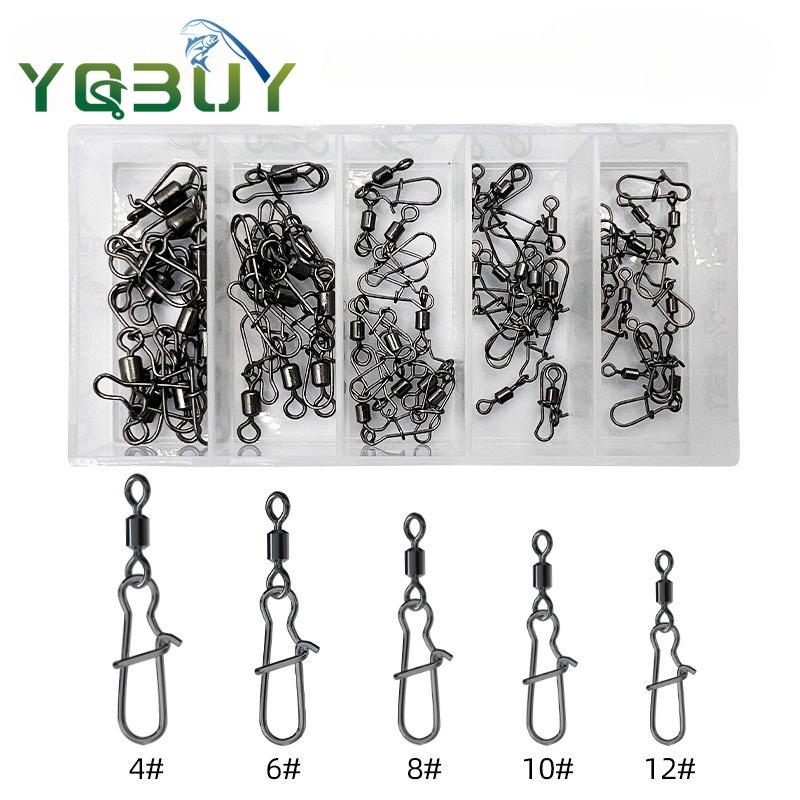 Fishing Equipment Cheap - 50pcs Set 4#/6#/8#/10#/12# Stainless Steel Fishing