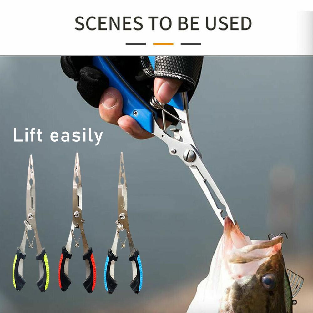 Fishing Equipment Cheap - Long Fishing Pliers Scissor Gripper Stainless