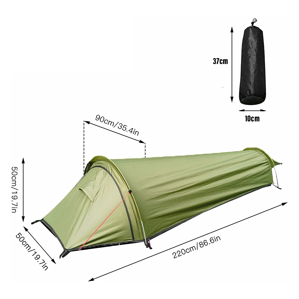 Fishing Equipment Needed - 850g Ultralight 1 Person Tent for