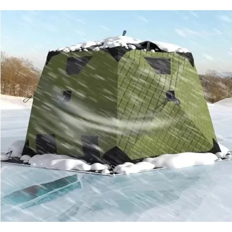 Hexagonal Ice Fishing Hut – Th - đánh giá và giá Fishing Equipment Needed