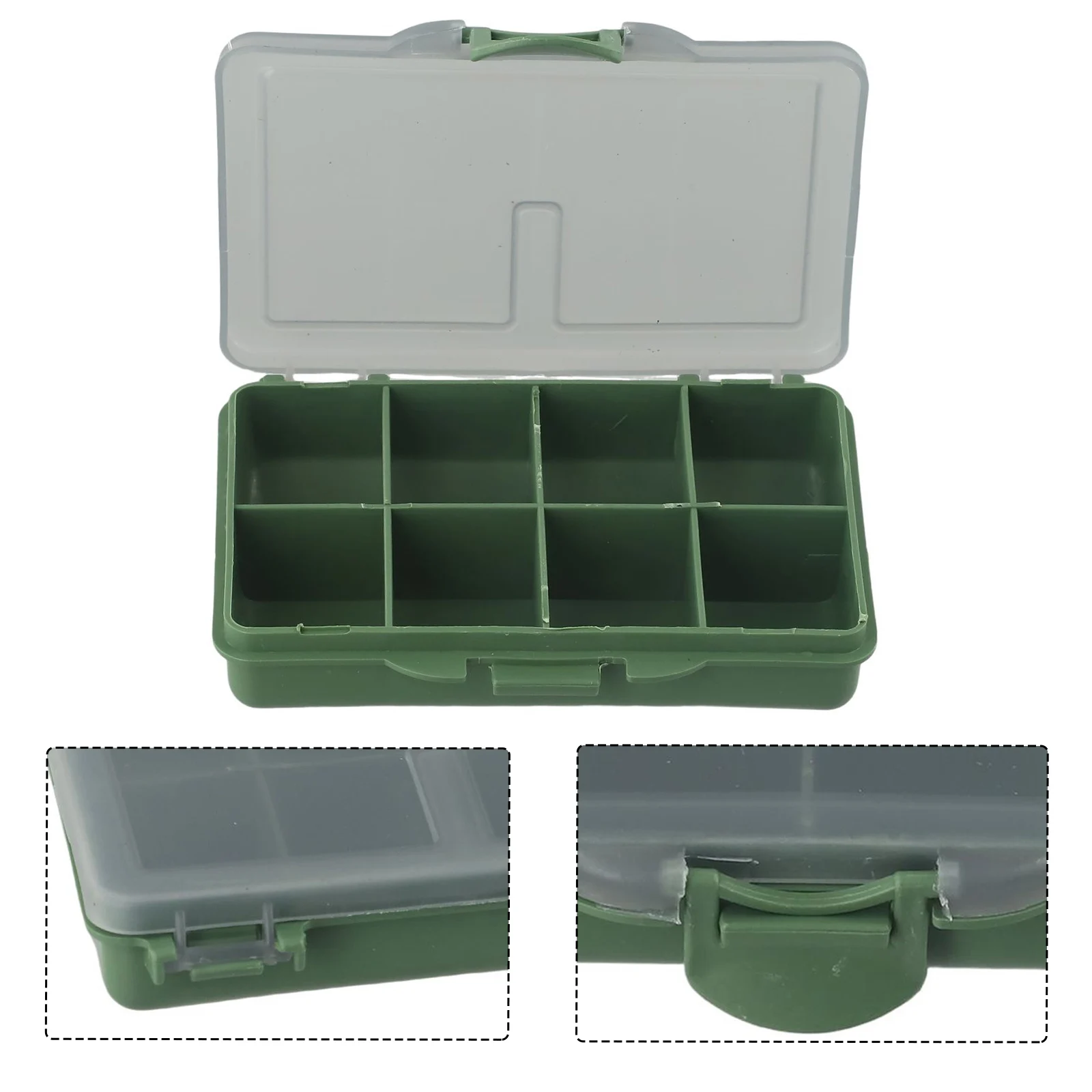 1-8 Compartments Storage Box C - đánh giá và giá Fishing Equipment Organizer