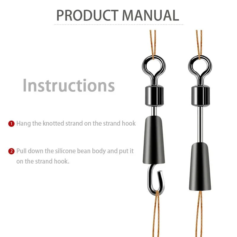30-90pcs Bearing Swivel Fishin - đánh giá và giá Fishing Equipment Cheap