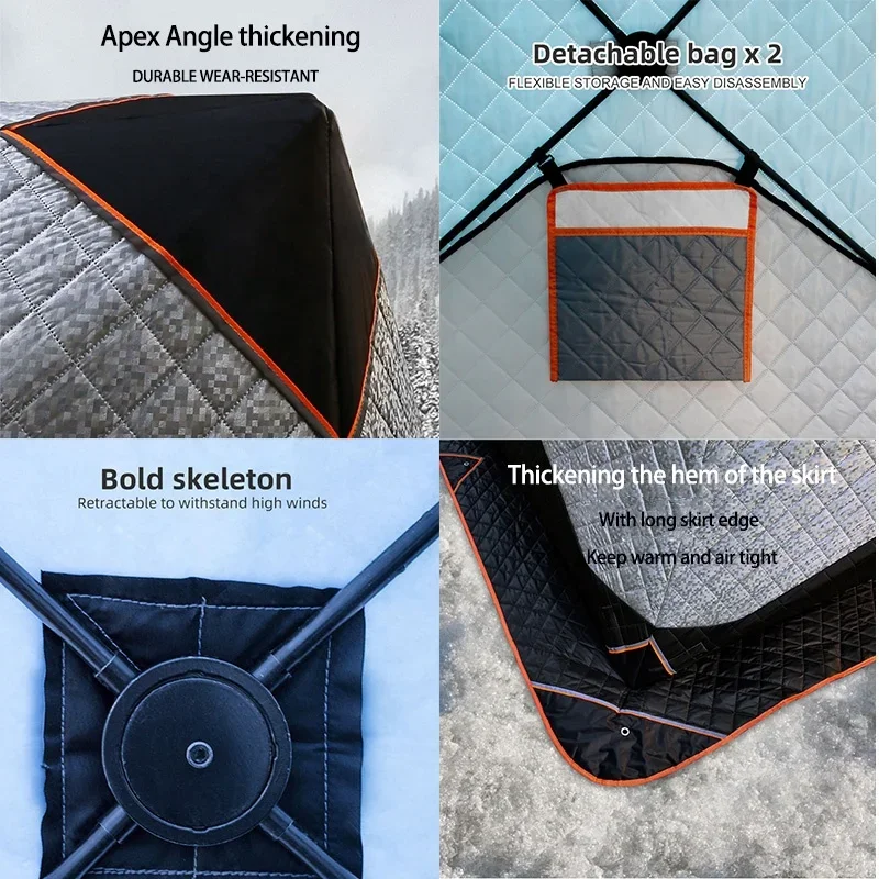 Winter Insulated Big Sauna Ten - đánh giá và giá Fishing Equipment Needed